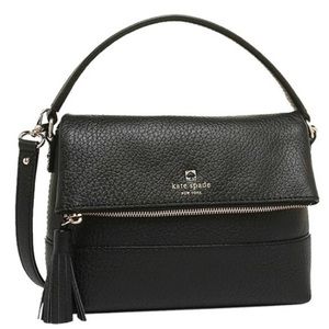 Kate Spade Pebble Leather Crossbody + card holder